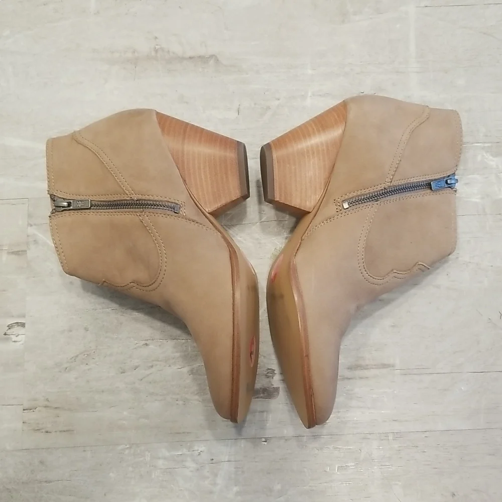 💕FRYE💕 Rory Bootie Ash Cowboy Ankle Western Boots Pointed Toe Leather 10 NWOT